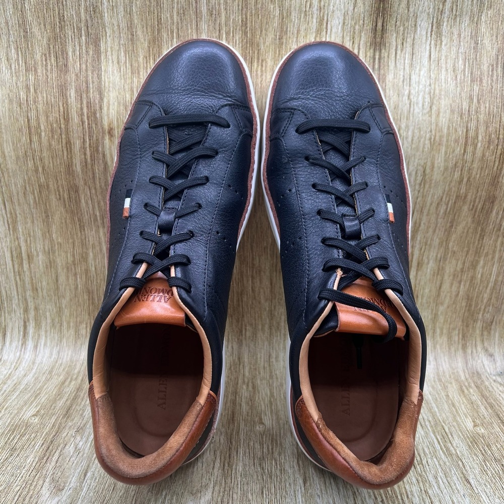 Allen Edmonds Alpha Sneakers‎ Men's Size 13 Black Leather Casual Shoes 4640 - Picture 6 of 10